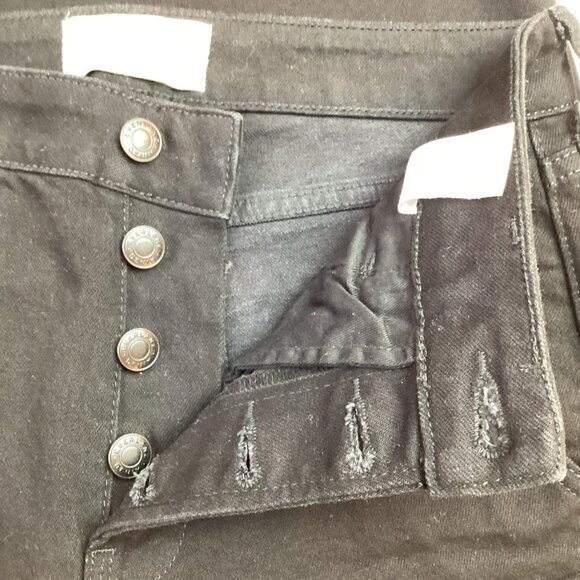 Everlane Wide Leg Jean Womens 28 Regular Black Cotton Blend Casual Denim Jeans - Picture 11 of 13